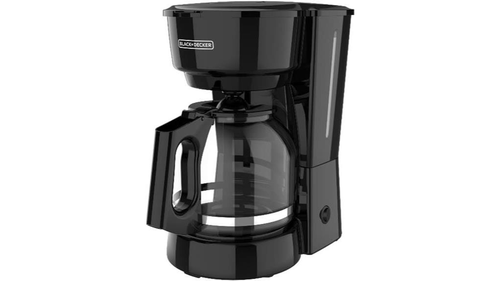 12 cup coffee maker black