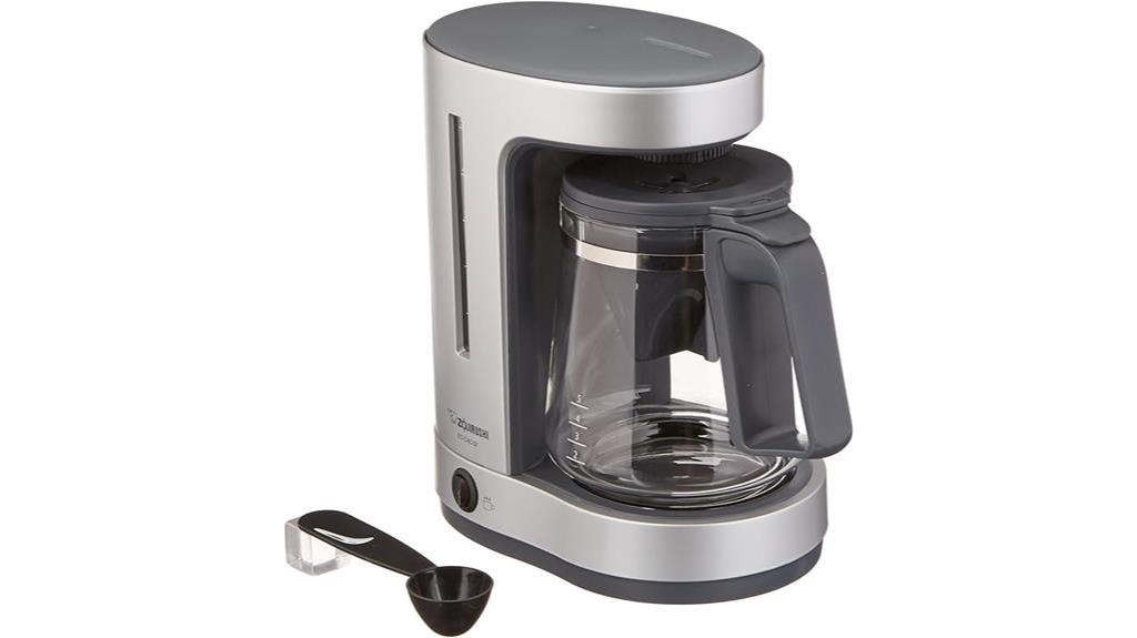 5 cup silver coffee maker