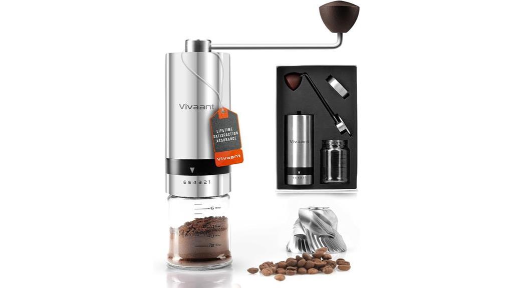 adjustable manual coffee grinder