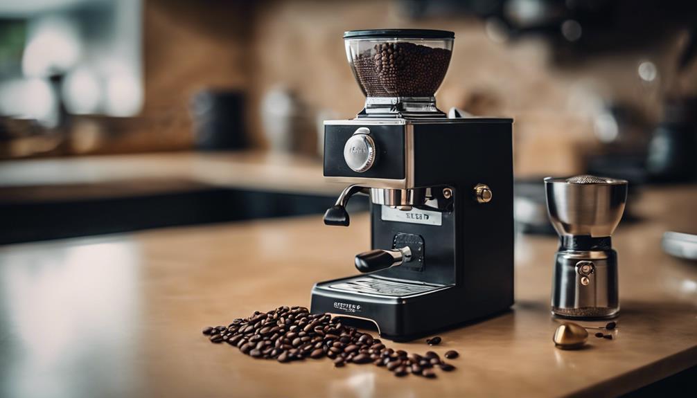 adjusting coffee grind size