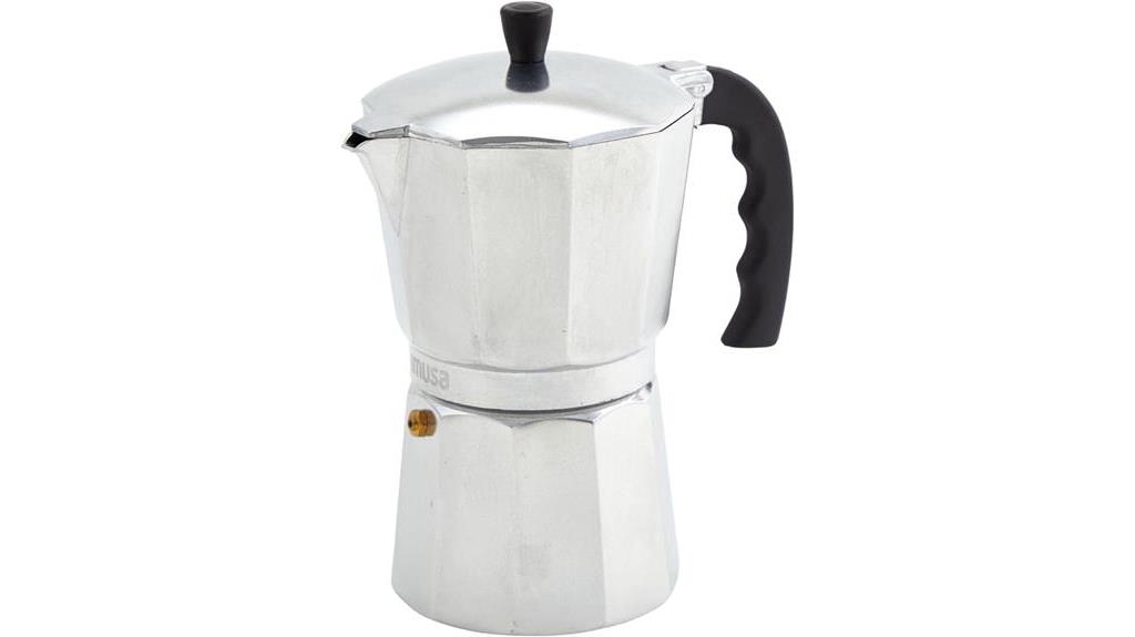 aluminum espresso stovetop coffeemaker