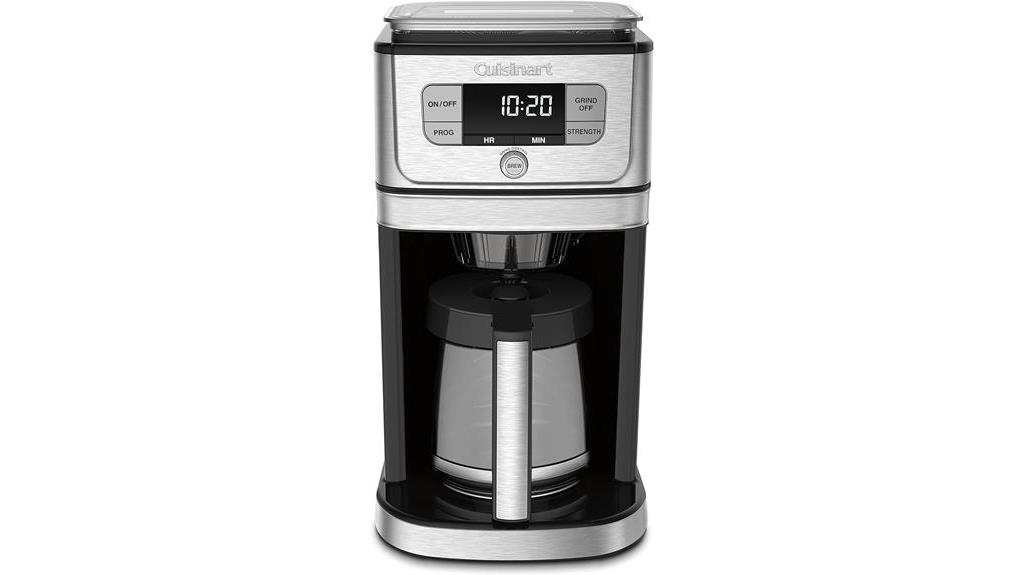 automatic burr grind brew