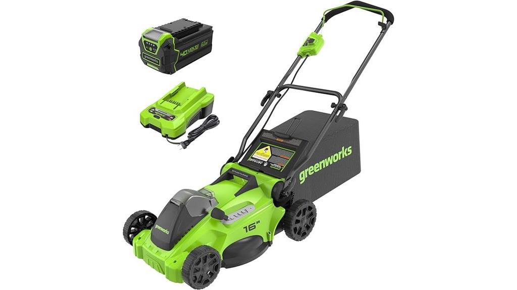 battery powered lawn mower set