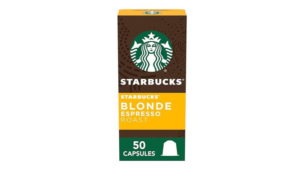 blonde roast espresso capsules