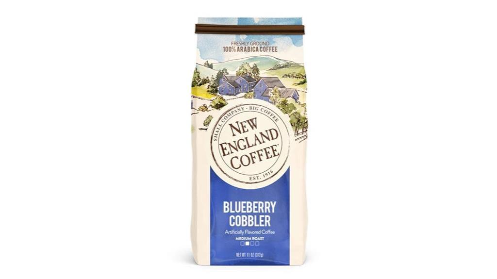 blueberry cobbler flavored coffee