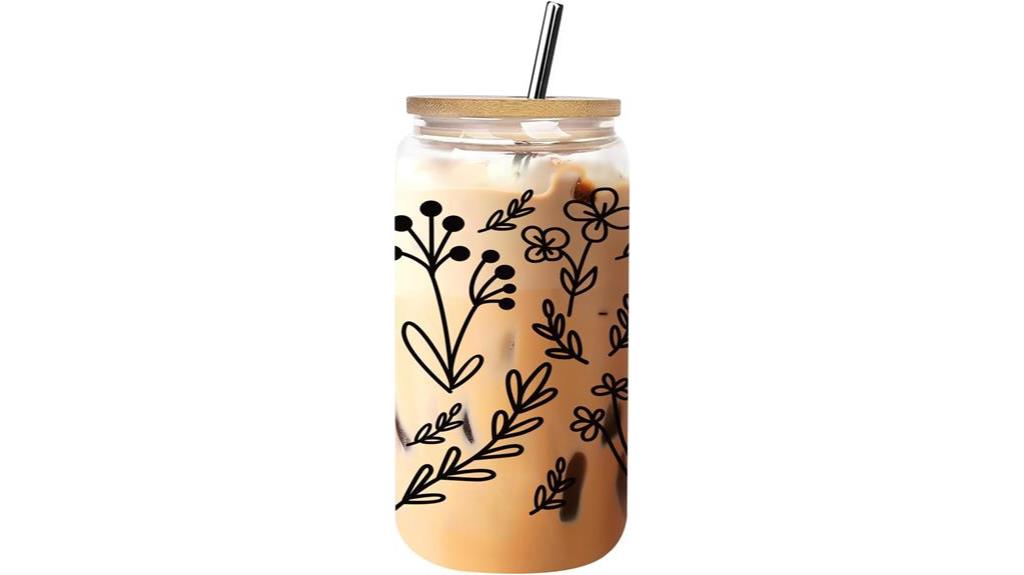 botanical iced coffee vibes