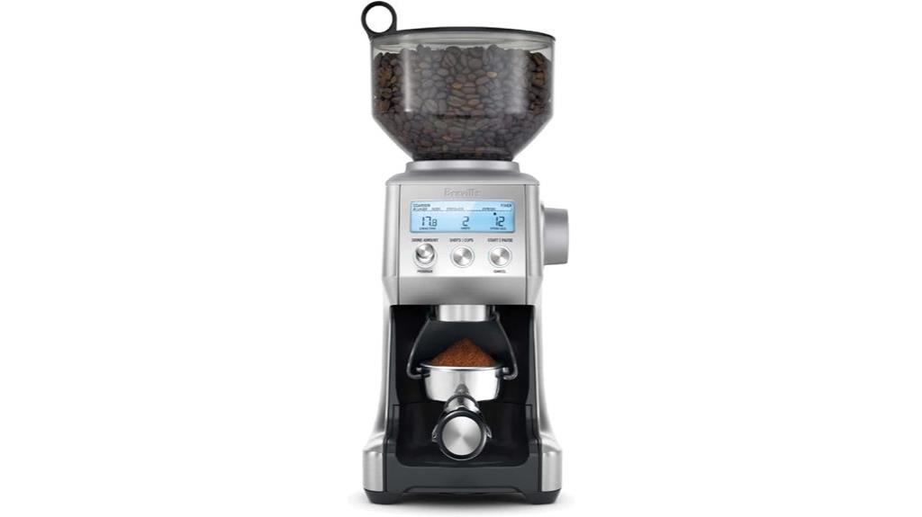 breville coffee grinder stainless