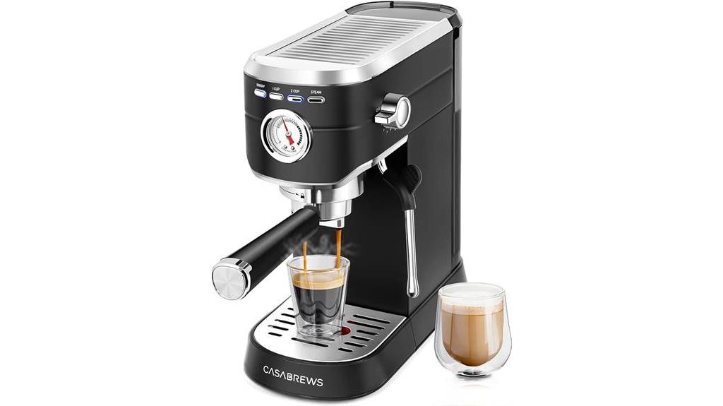 casabrews espresso machine features