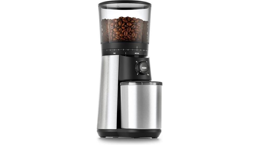coffee grinder in silver