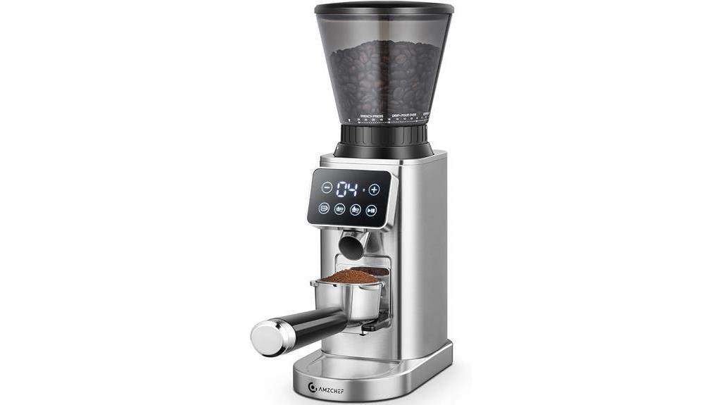 coffee grinder with led
