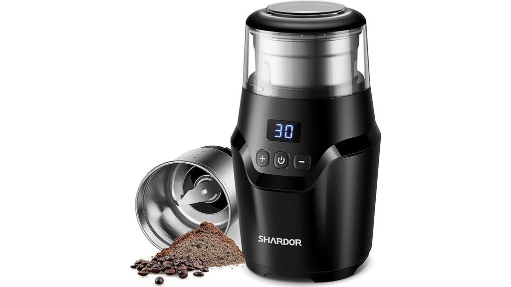 coffee grinder with settings