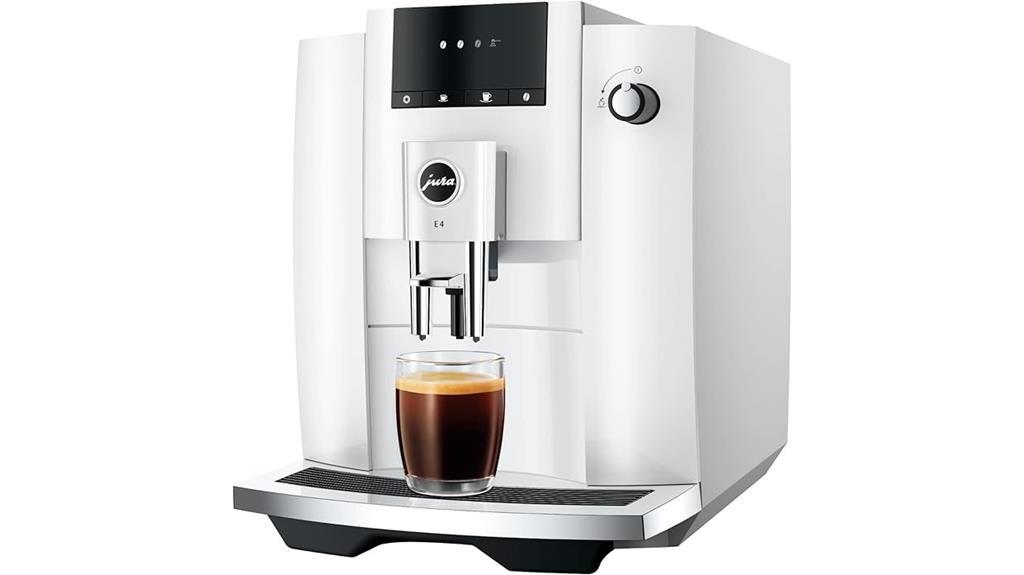 coffee machine in white