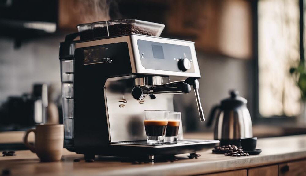 coffee machines with built in grinder