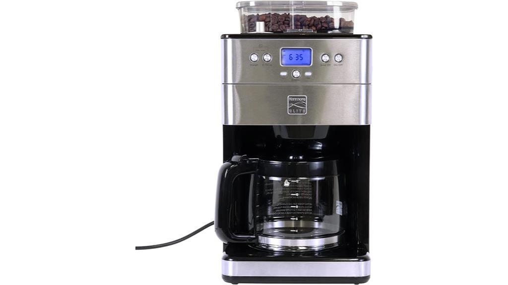 coffee maker with grinder