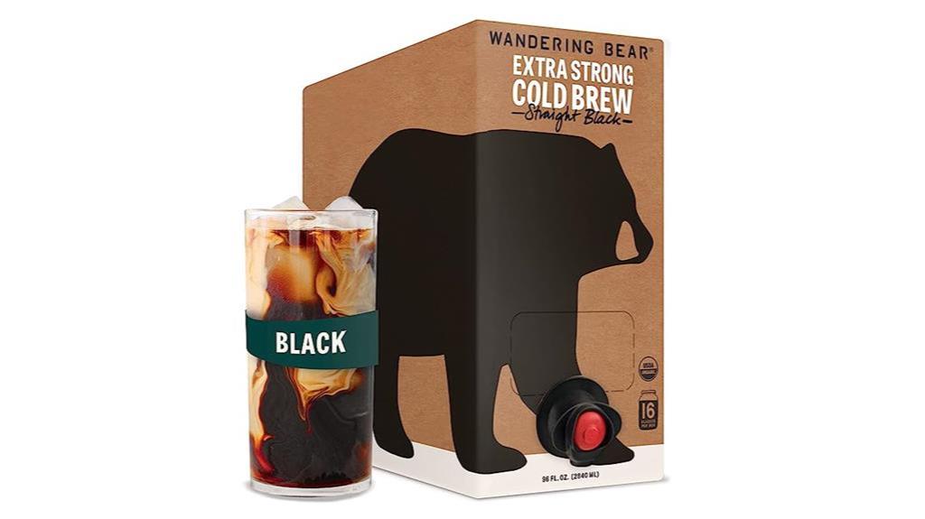 cold brew coffee on tap