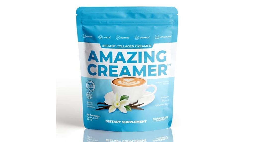 collagen infused creamer by superfoods