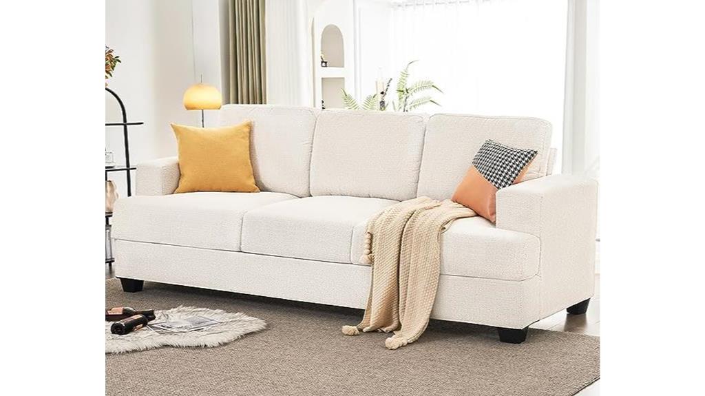 comfortable 89 inch sofa couch