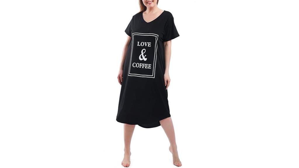 comfortable plus size nightgowns