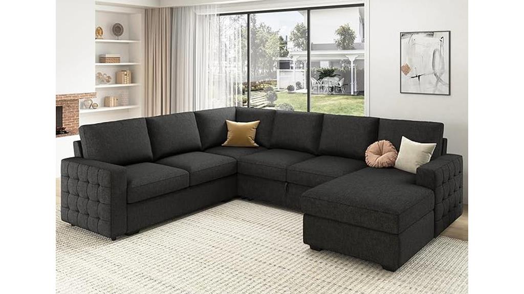 comfortable sectional sofa bed