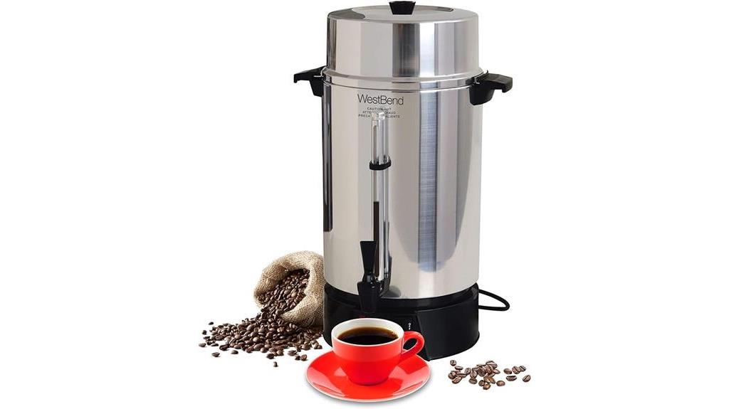 commercial coffee urn features