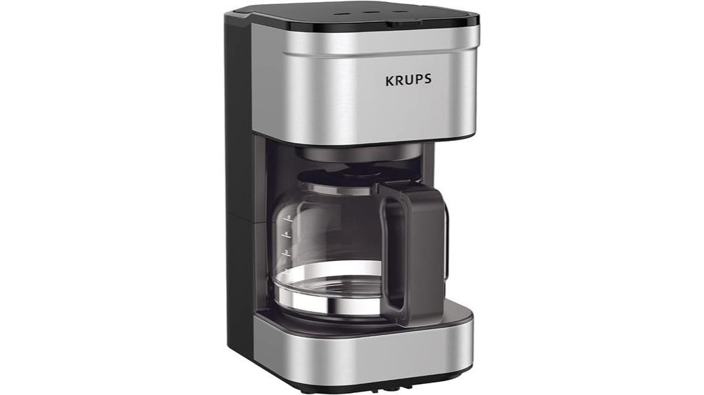 compact and efficient coffee maker