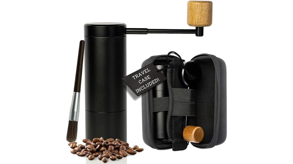 compact and portable coffee grinder
