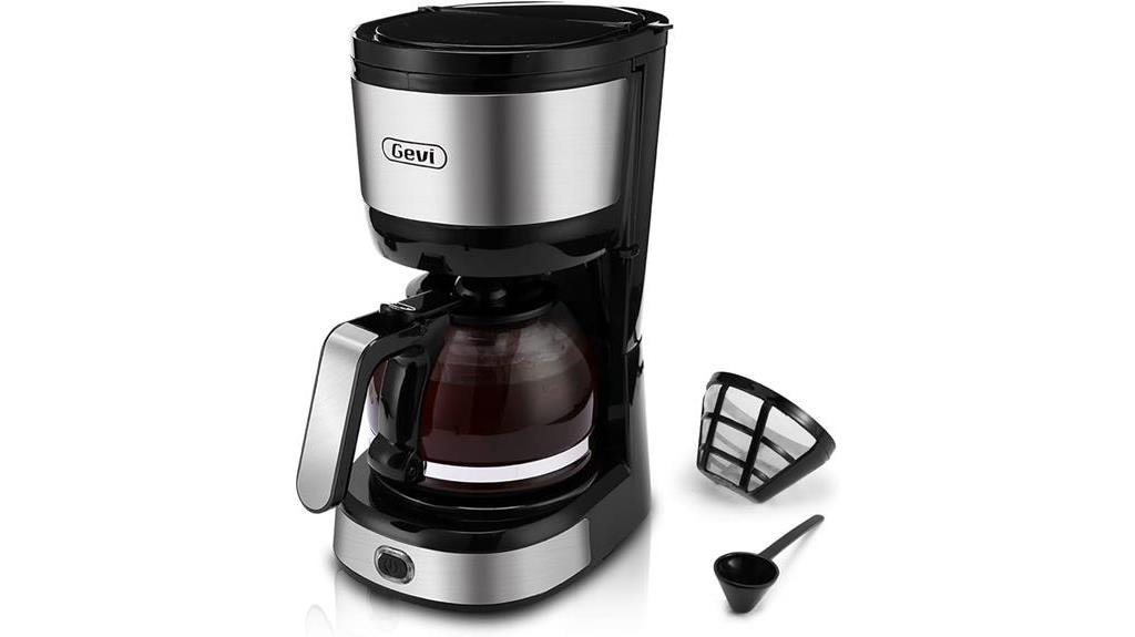 compact coffee maker features