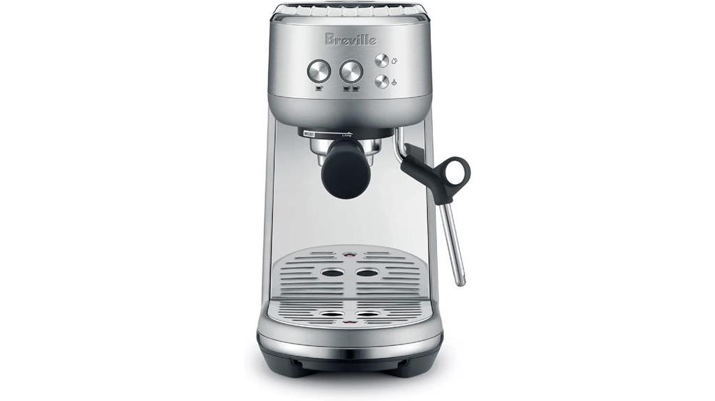 compact espresso machine details