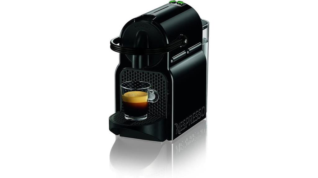 compact nespresso machine delonghi