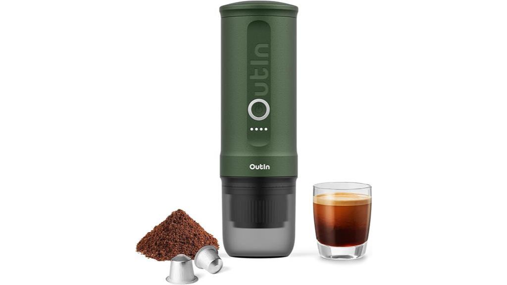 compact self heating espresso maker