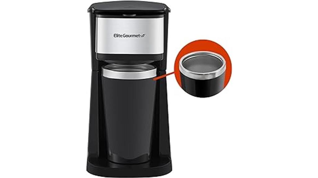 compact single serve coffee machine