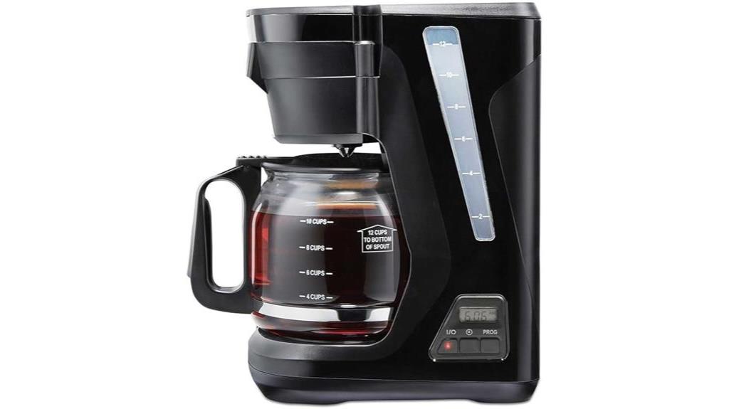 convenient front fill coffee maker