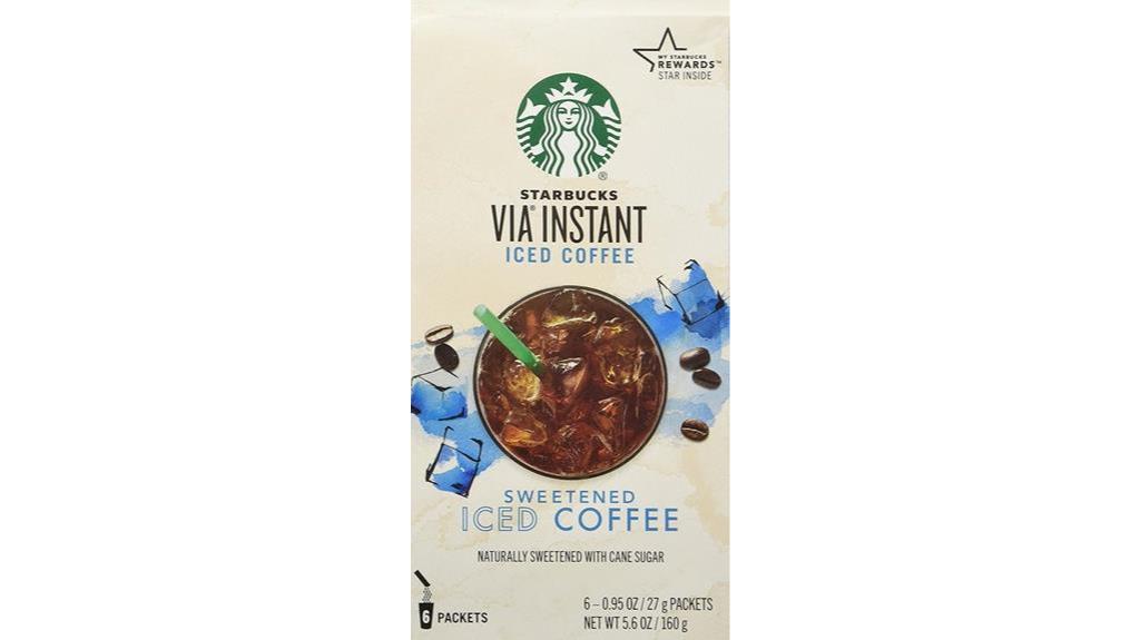 convenient instant iced coffee