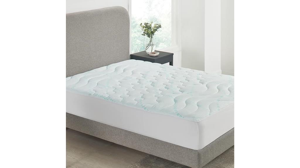 cooling queen mattress pad