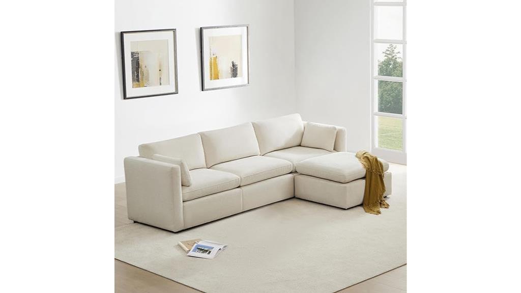 customizable oversized sectional sofa