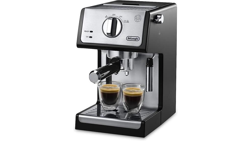 delonghi espresso machine black