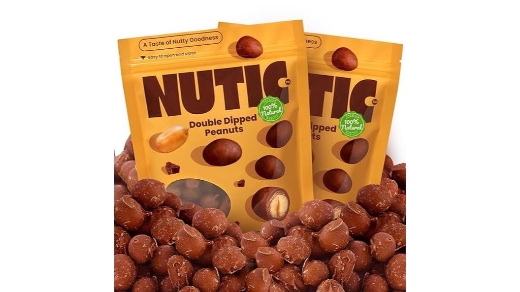 double dipped chocolate peanuts