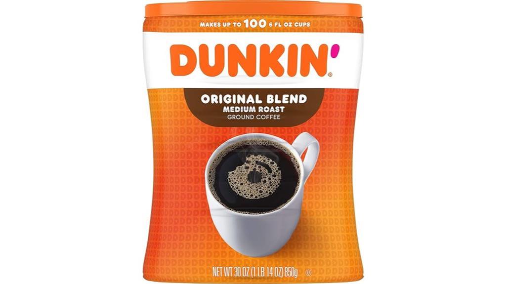 dunkin original blend coffee
