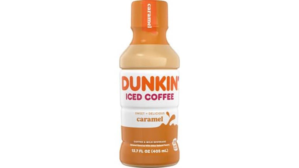 dunkin ready to drink caramel coffee