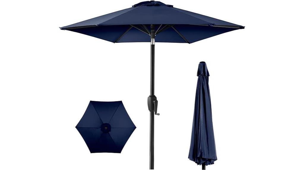 durable patio umbrella table