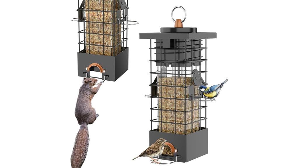 durable squirrel resistant bird feeder