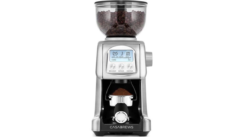 electric coffee grinder detail