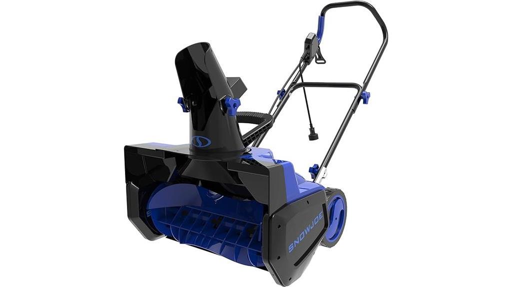 electric snow thrower details