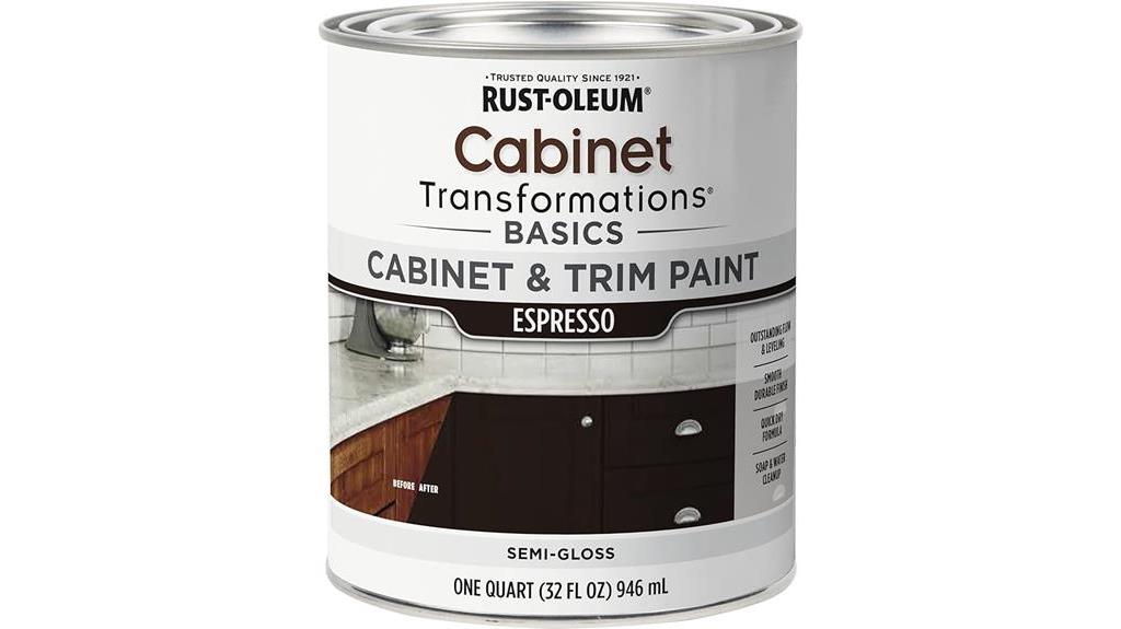 espresso cabinet paint option