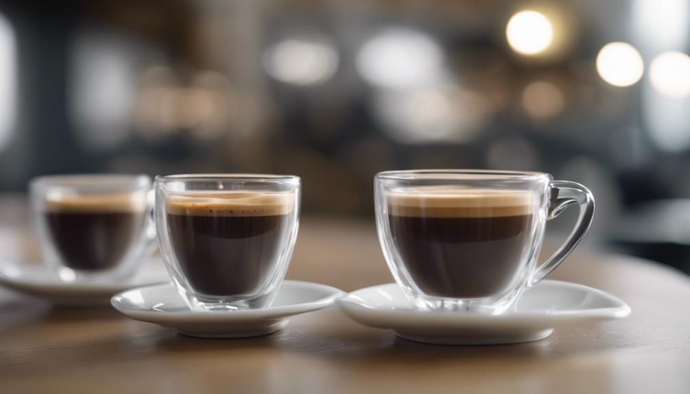 espresso cup size analysis