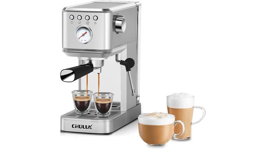 espresso machine with frother