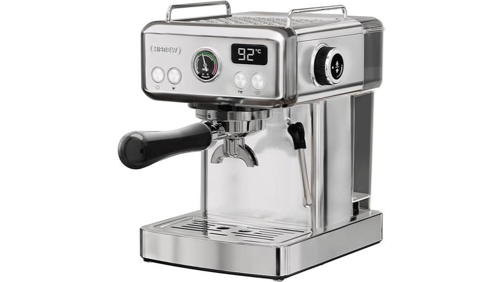 espresso machine with programmable features