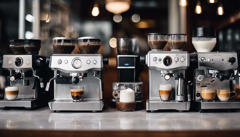 espresso machines key features