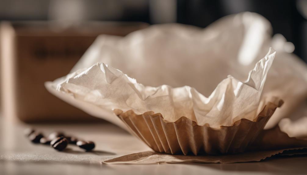 filtering coffee grounds out