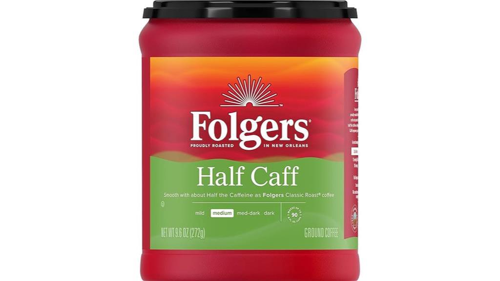 folgers half caff coffee